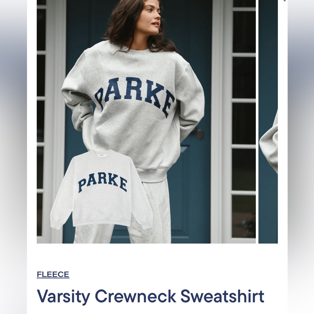 PARKE Grey crewneck